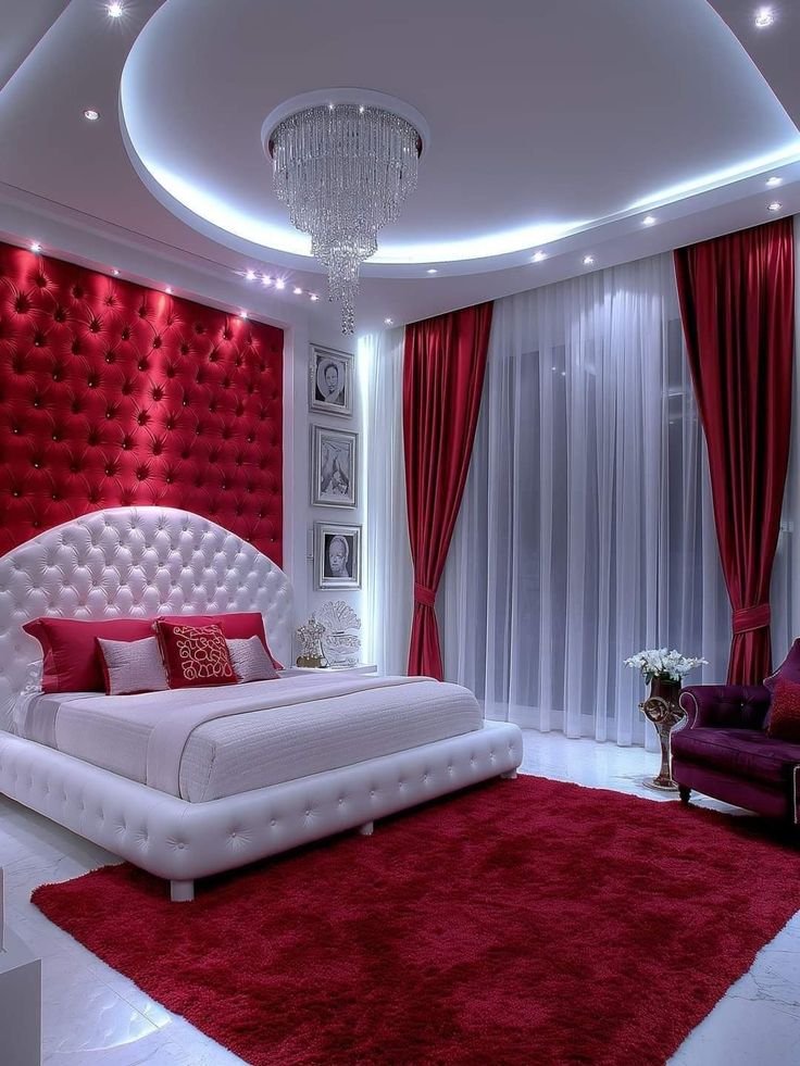 دهانات وديكورات غرف نوم